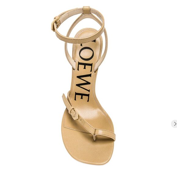 NWT Loewe Petal Stiletto 90 Sandal in Medium Concealer size 40 / US 10 - Picture 3 of 11